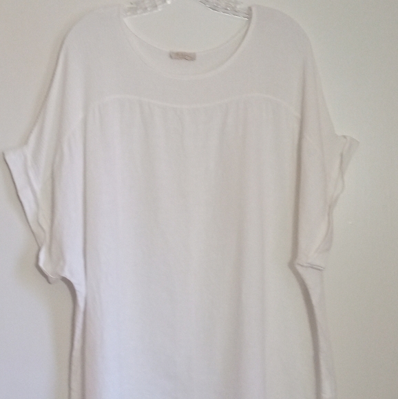 Bellambia Italian linen and cotton dolman sleeve top women's size 3X - Picture 1 of 3
